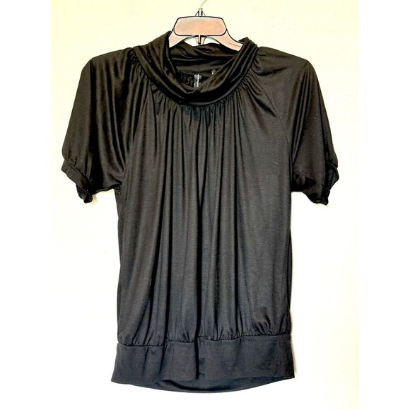 Isabella Rodriguez Tops - Isabella Rodriguez Women's Turtleneck Short Sleeve Top Size L  Black